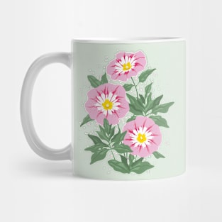 Pink Bindweed Flowers Mug